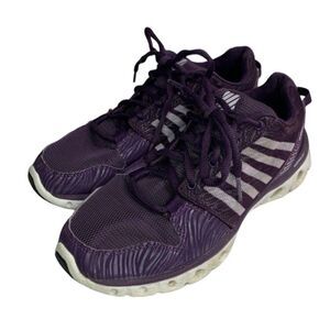 K‎ Swiss Purple White X Lite ST 93523-581-M Low Running Shoes Sneakers 8.5